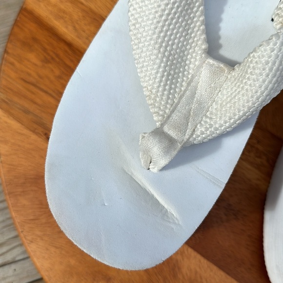 Jeffrey Campbell Wavin Platform Thong Foam White Platform Sandal Size 10 - Picture 13 of 14